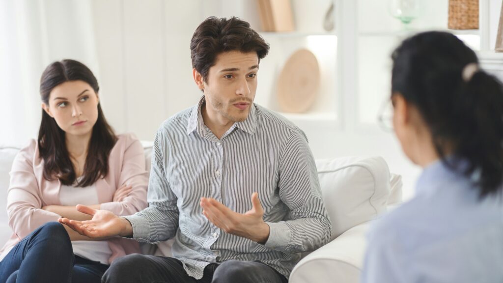 Young Couple Discussing Relationship Issues